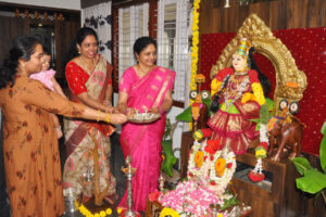 Varamahalakshmi Vrata celebrated with great enthusiasm