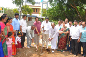 ನಗರದ ೨೪ನೇ ವಾರ್ಡಿನ ಜ್ಯೋತಿ ನಗರದಲ್ಲಿ ಅಂಗನವಾಡಿ ಕೇಂದ್ರಕ್ಕೆ ಶಂಕುಸ್ಥಾಪನೆ