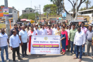 ನಗರಸಭೆಯಿಂದ ನನ್ನ ಮತ ನನ್ನ ಹಕ್ಕು ಜಾಗೃತಿ ಜಾಥ