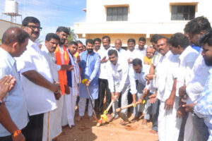 ದೊಡ್ಡಮುತ್ತಿನಮ್ಮ ದೇವಿ ದೇವಾಲಯದ ಭೂಮಿಪೂಜೆ